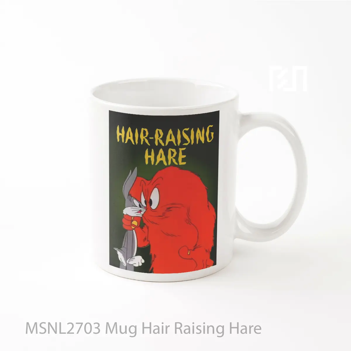 Mug Hair Raising Hare Gelas Keramik Tema Film MSNL2703