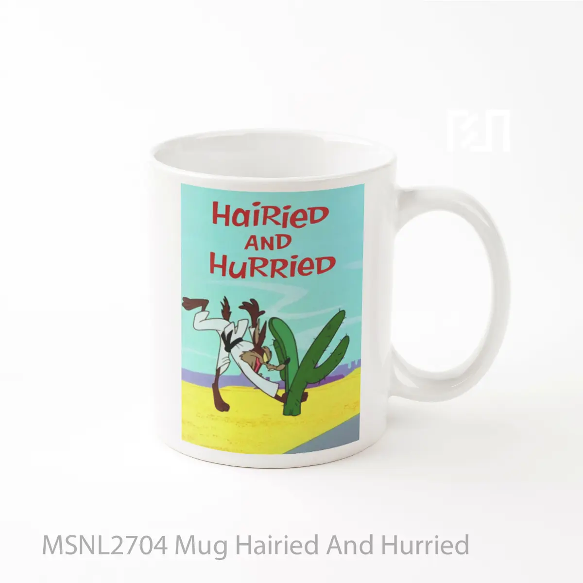Mug Hairied And Hurried Gelas Keramik Tema Film MSNL2704
