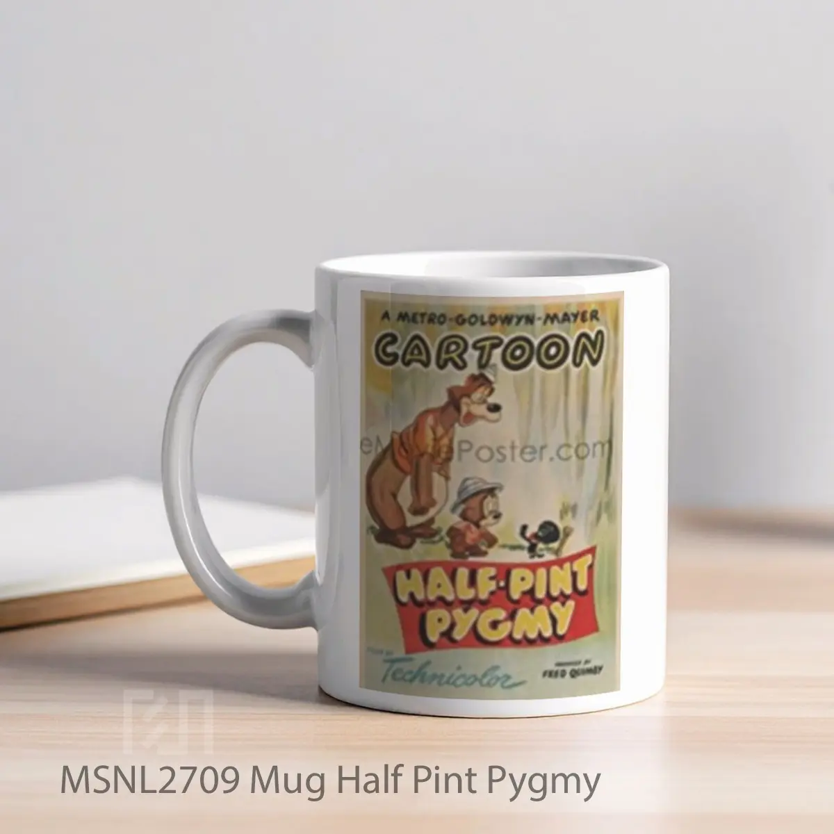Mug Half Pint Pygmy Gelas Keramik Tema Film MSNL2709 - Tampak Kiri