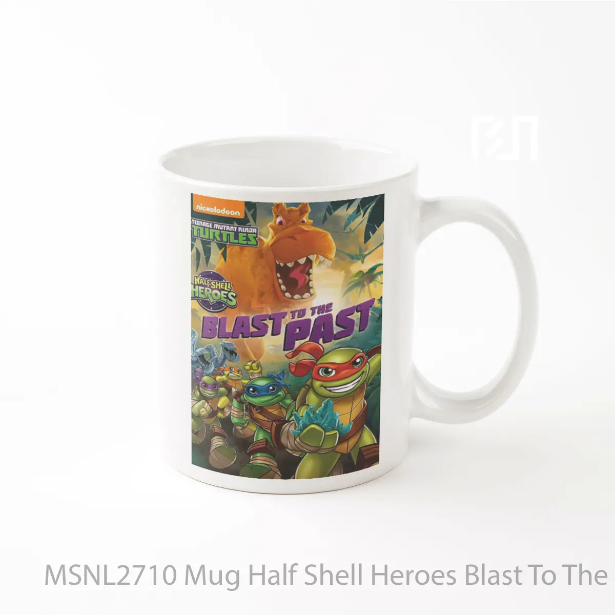 Mug Half Shell Heroes Blast To The Past Gelas Keramik Tema Film MSNL2710