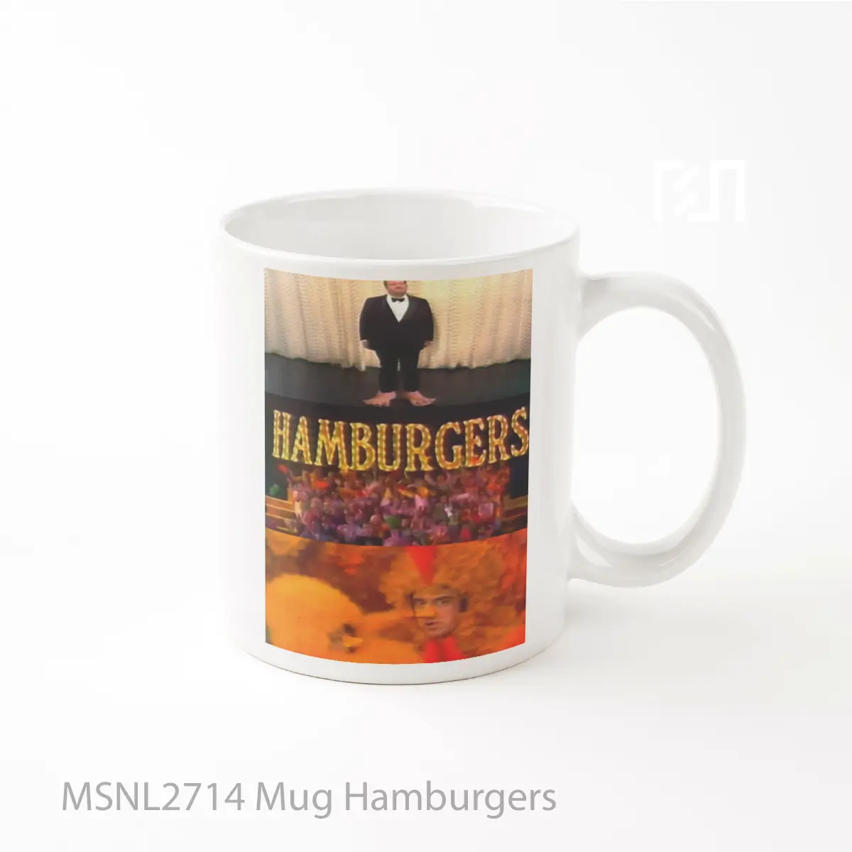 Mug Hamburgers Gelas Keramik Tema Film MSNL2714