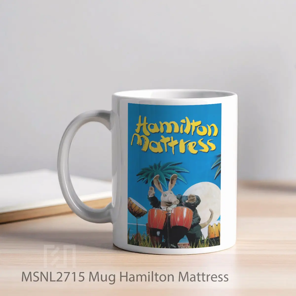 Mug Hamilton Mattress Gelas Keramik Tema Film MSNL2715 - Tampak Kiri
