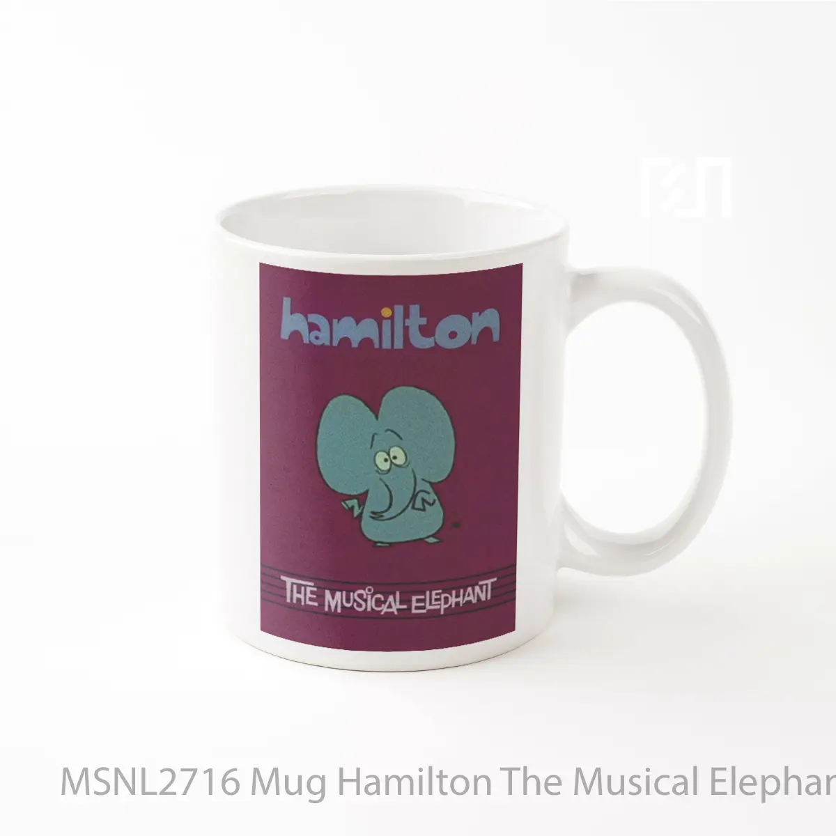 Mug Hamilton The Musical Elephant Gelas Keramik Tema Film MSNL2716