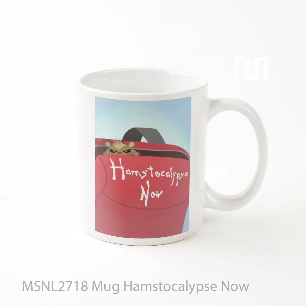 Mug Hamstocalypse Now Gelas Keramik Tema Film MSNL2718