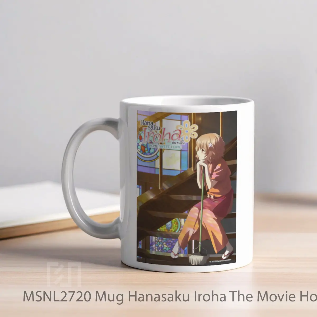 Mug Hanasaku Iroha The Movie Home Sweet Home Gelas Keramik Tema Film MSNL2720 - Tampak Kiri