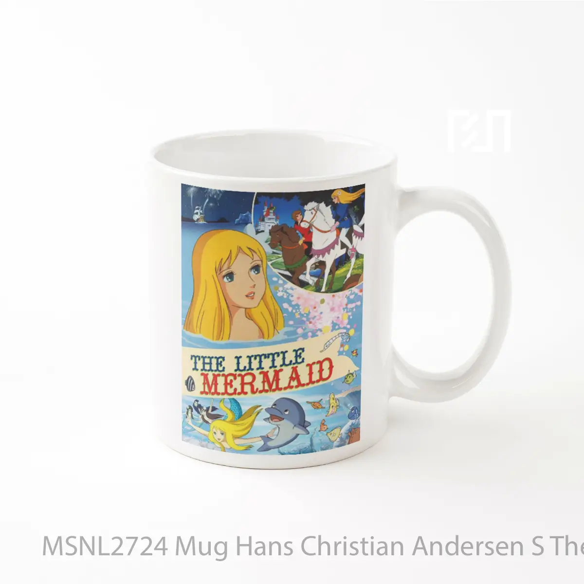 Mug Hans Christian Andersen S The Little Mermaid Gelas Keramik Tema Film MSNL2724