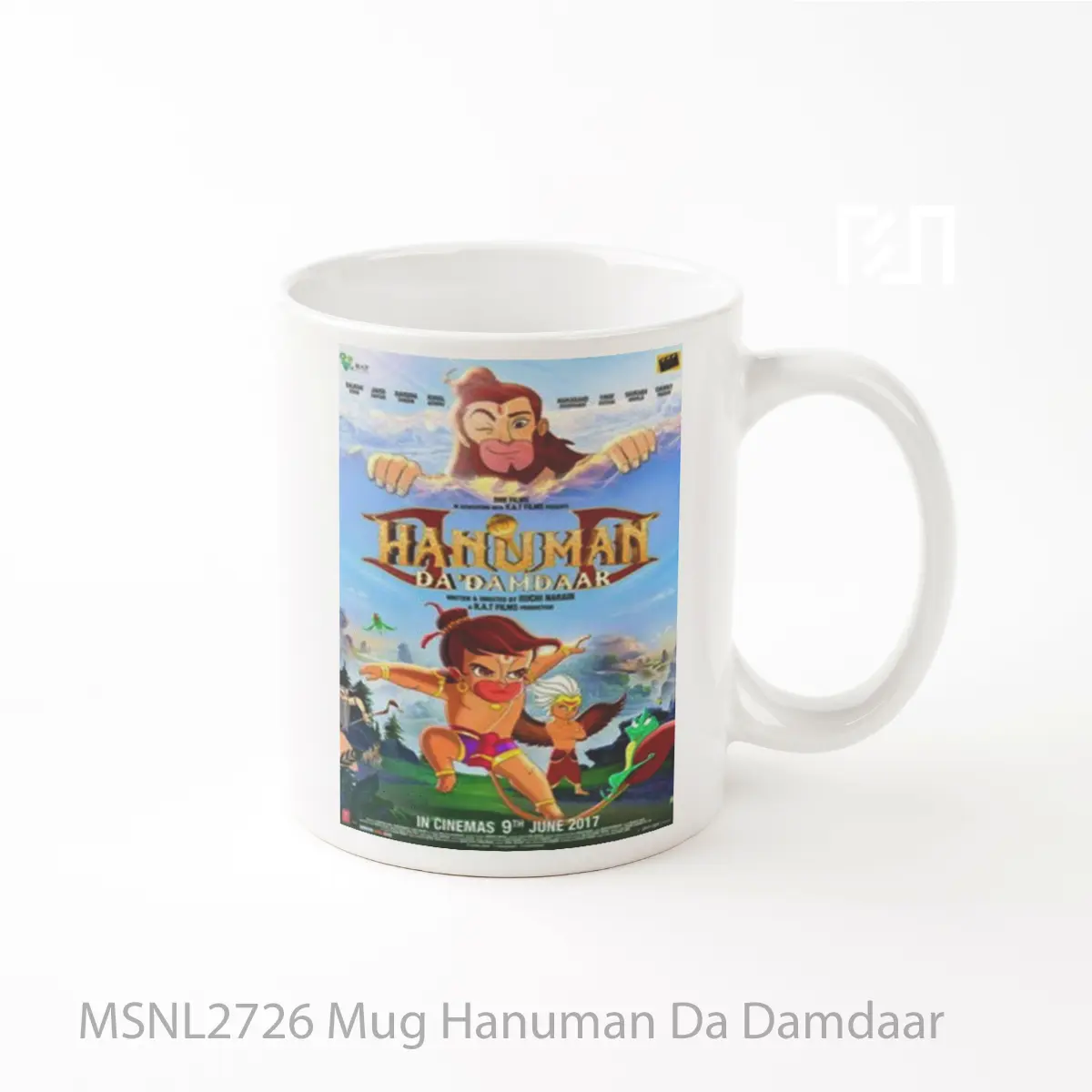 Mug Hanuman Da Damdaar Gelas Keramik Tema Film MSNL2726