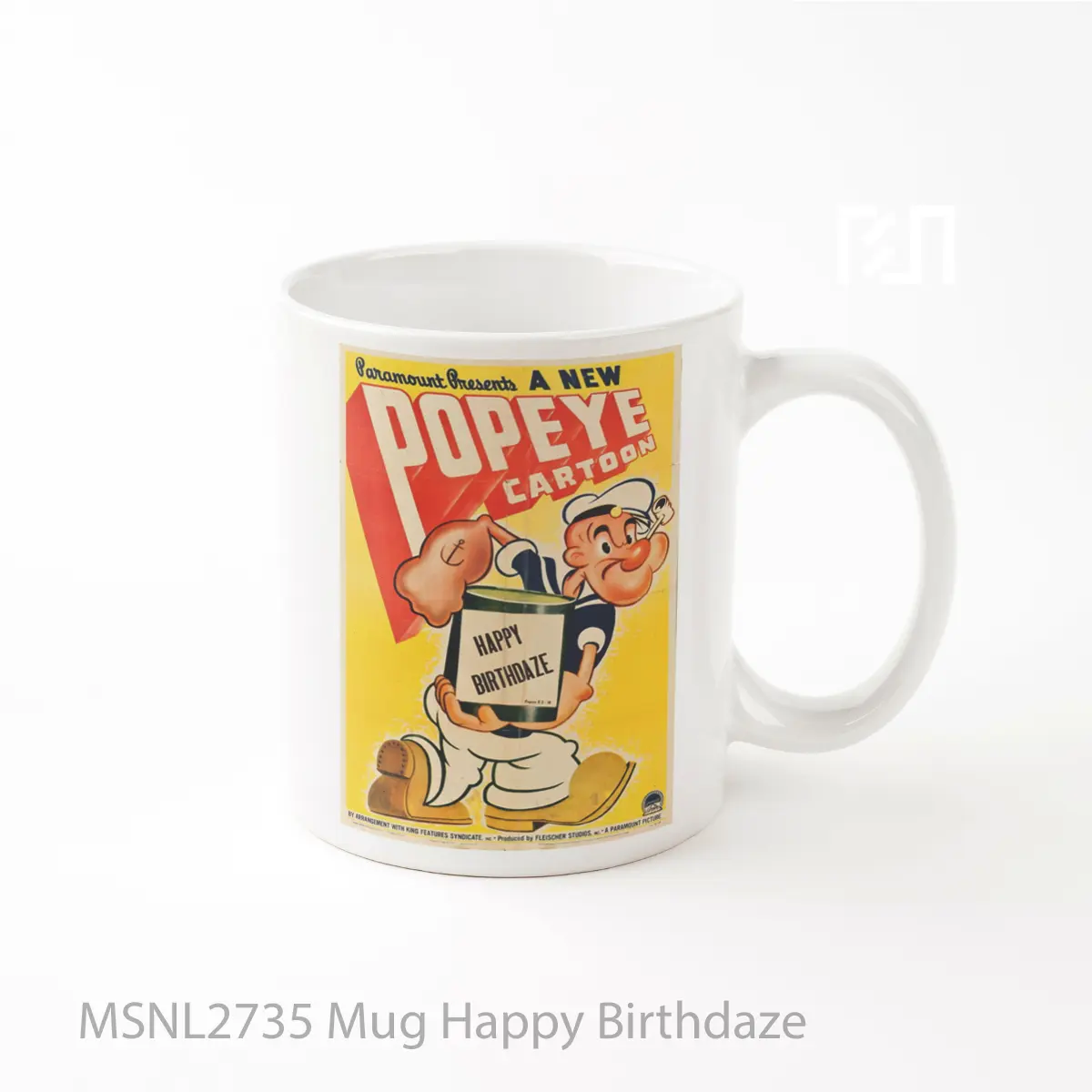 Mug Happy Birthdaze Gelas Keramik Tema Film MSNL2735