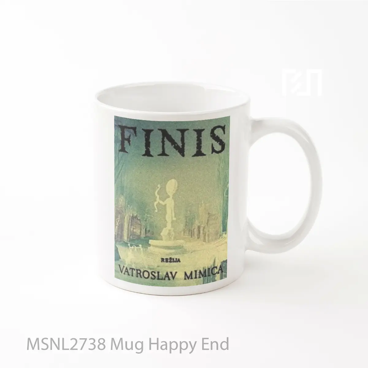 Mug Happy End Gelas Keramik Tema Film MSNL2738