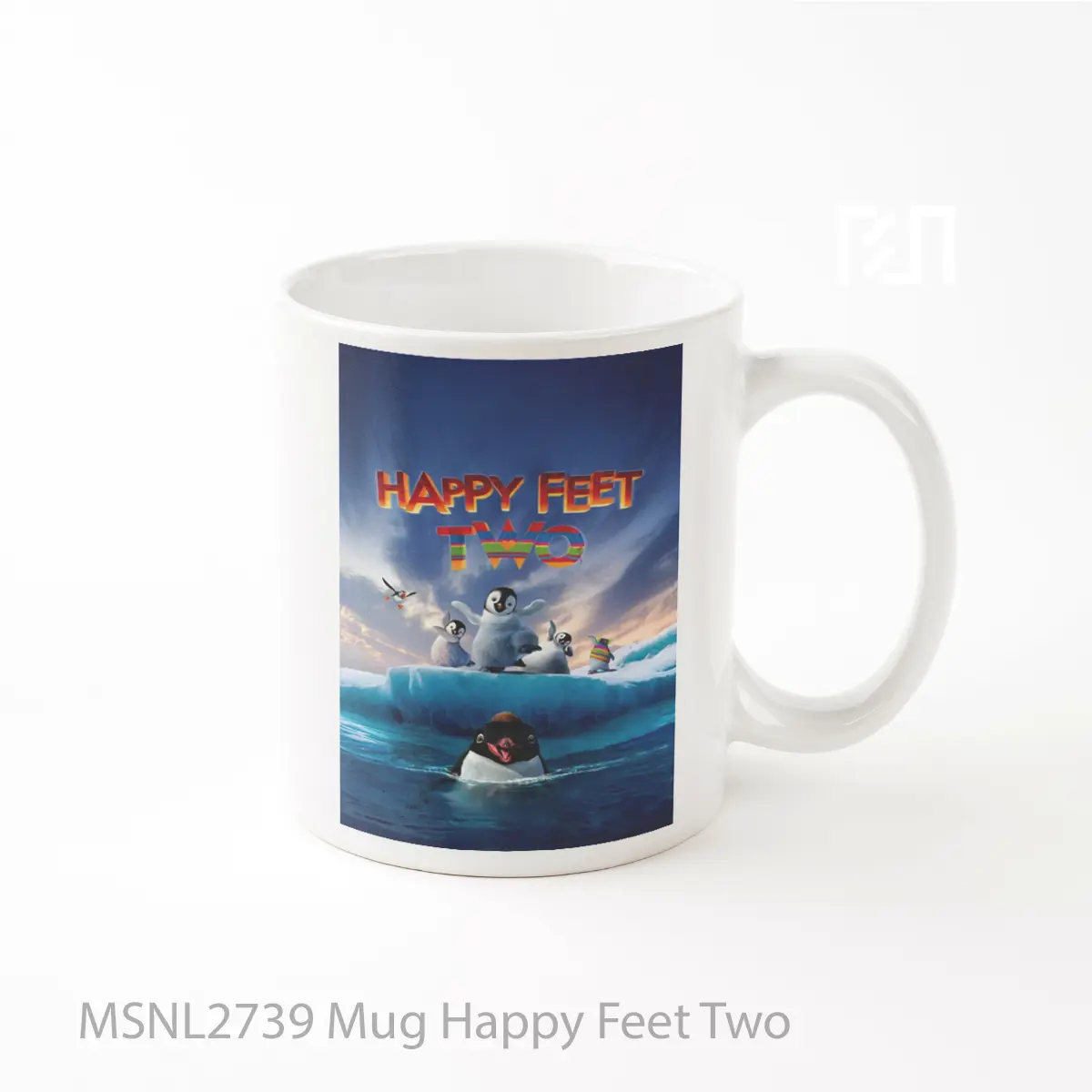 Mug Happy Feet Two Gelas Keramik Tema Film MSNL2739