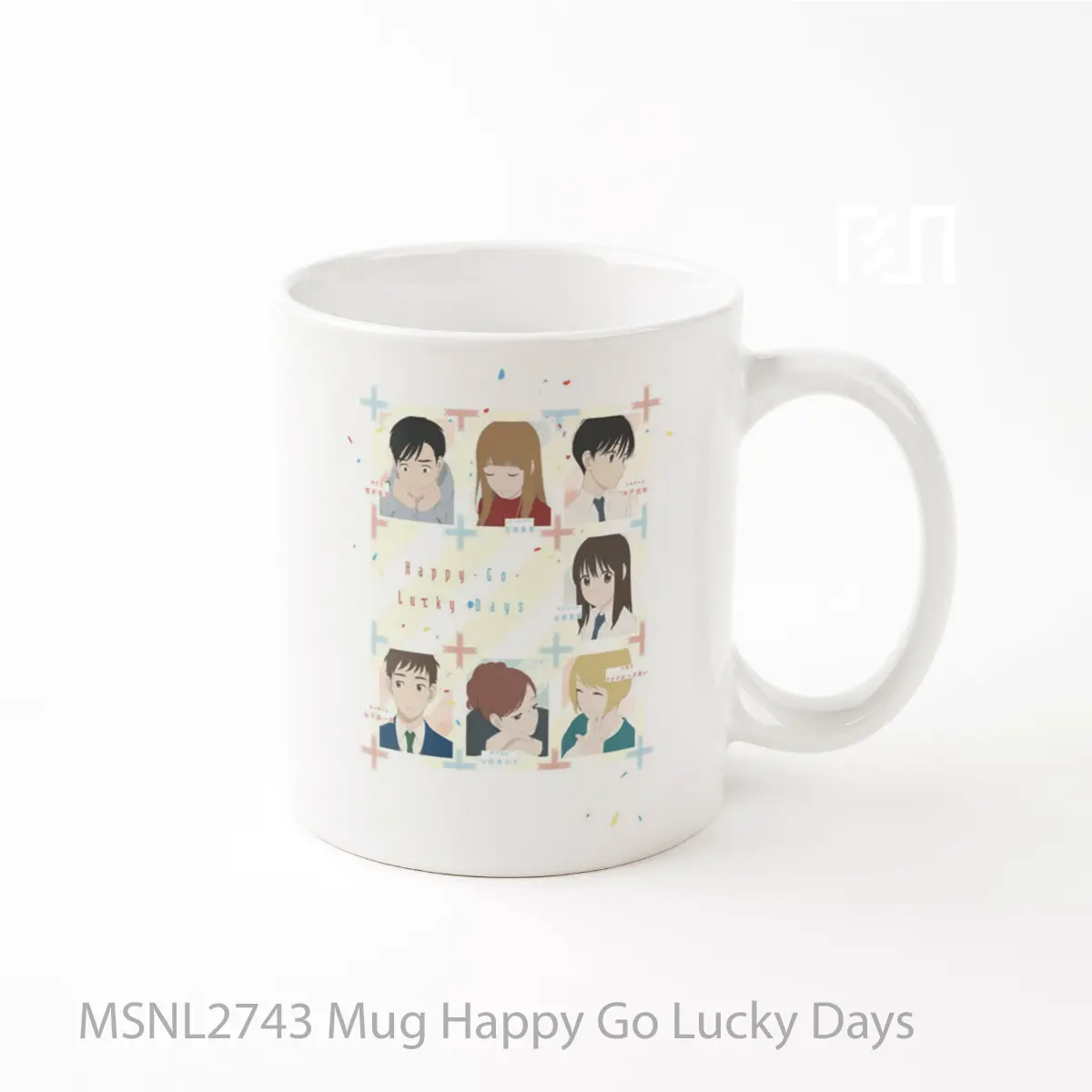 Mug Happy Go Lucky Days Gelas Keramik Tema Film MSNL2743