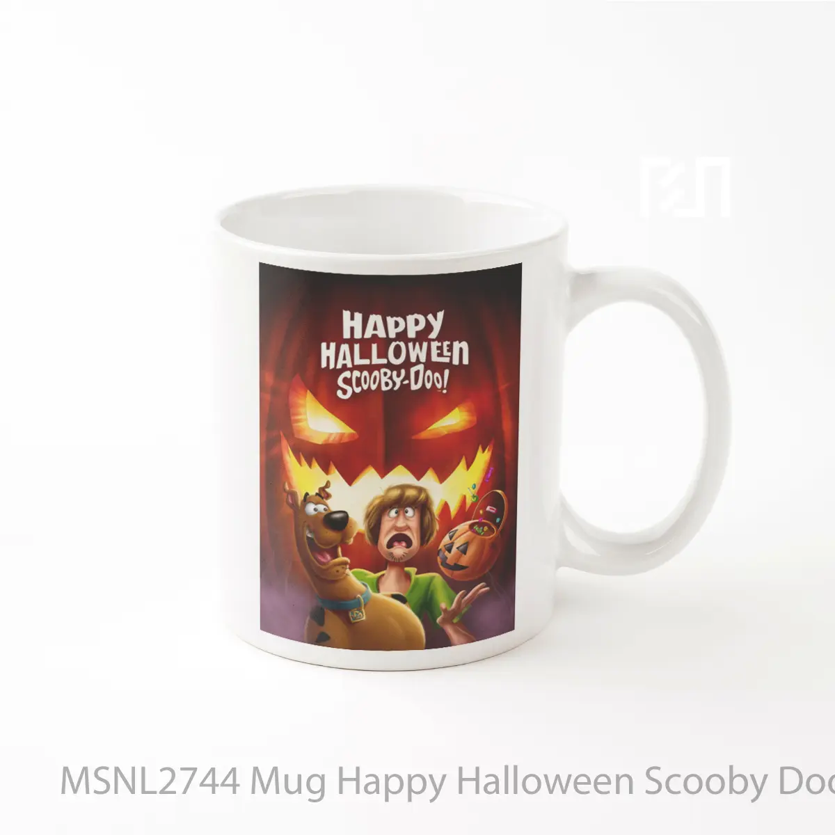 Mug Happy Halloween Scooby Doo Gelas Keramik Tema Film MSNL2744