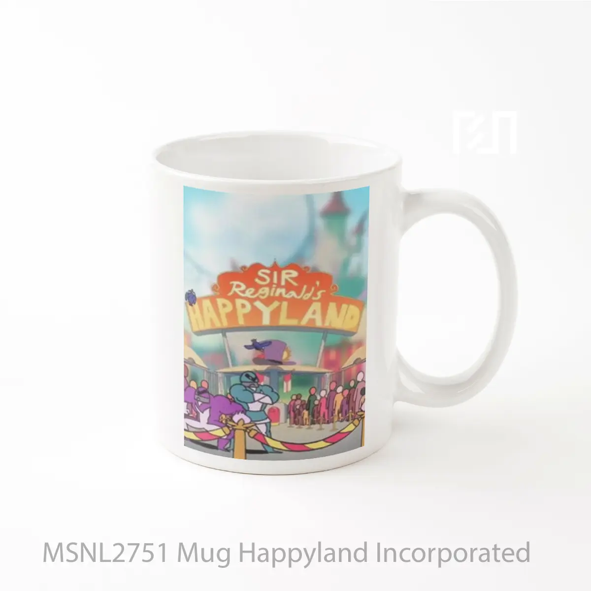 Mug Happyland Incorporated Gelas Keramik Tema Film MSNL2751