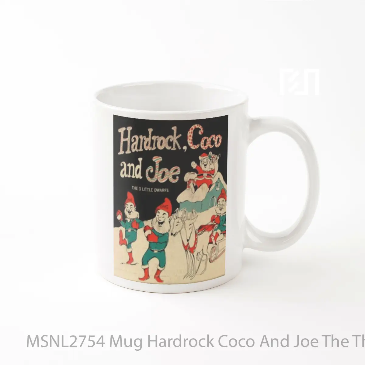 Mug Hardrock Coco And Joe The Three Little Dwarfs Gelas Keramik Tema Film MSNL2754