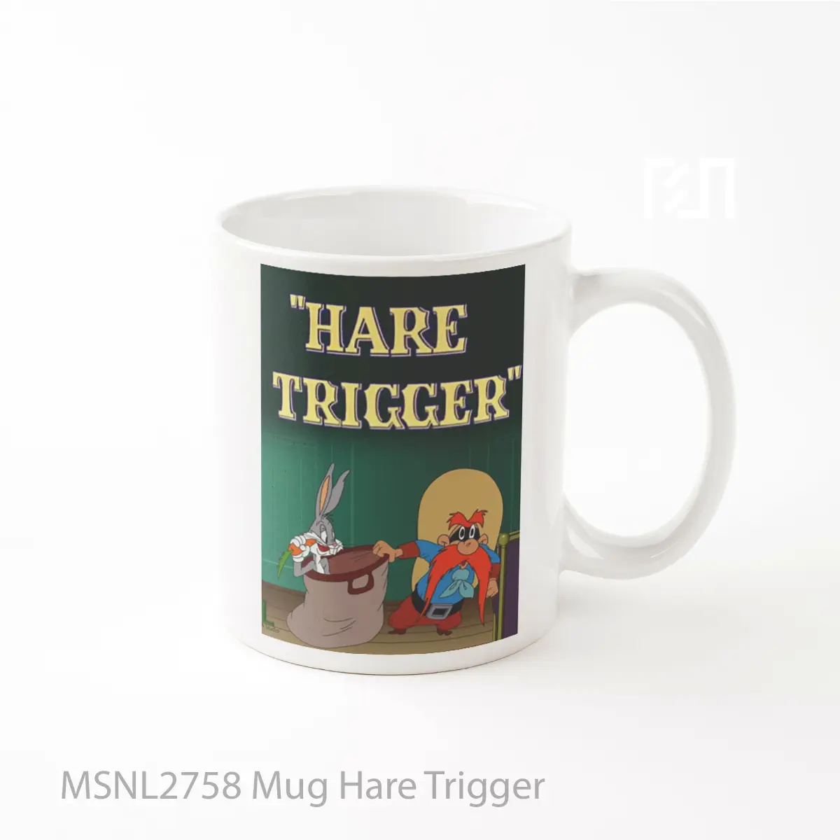 Mug Hare Trigger Gelas Keramik Tema Film MSNL2758