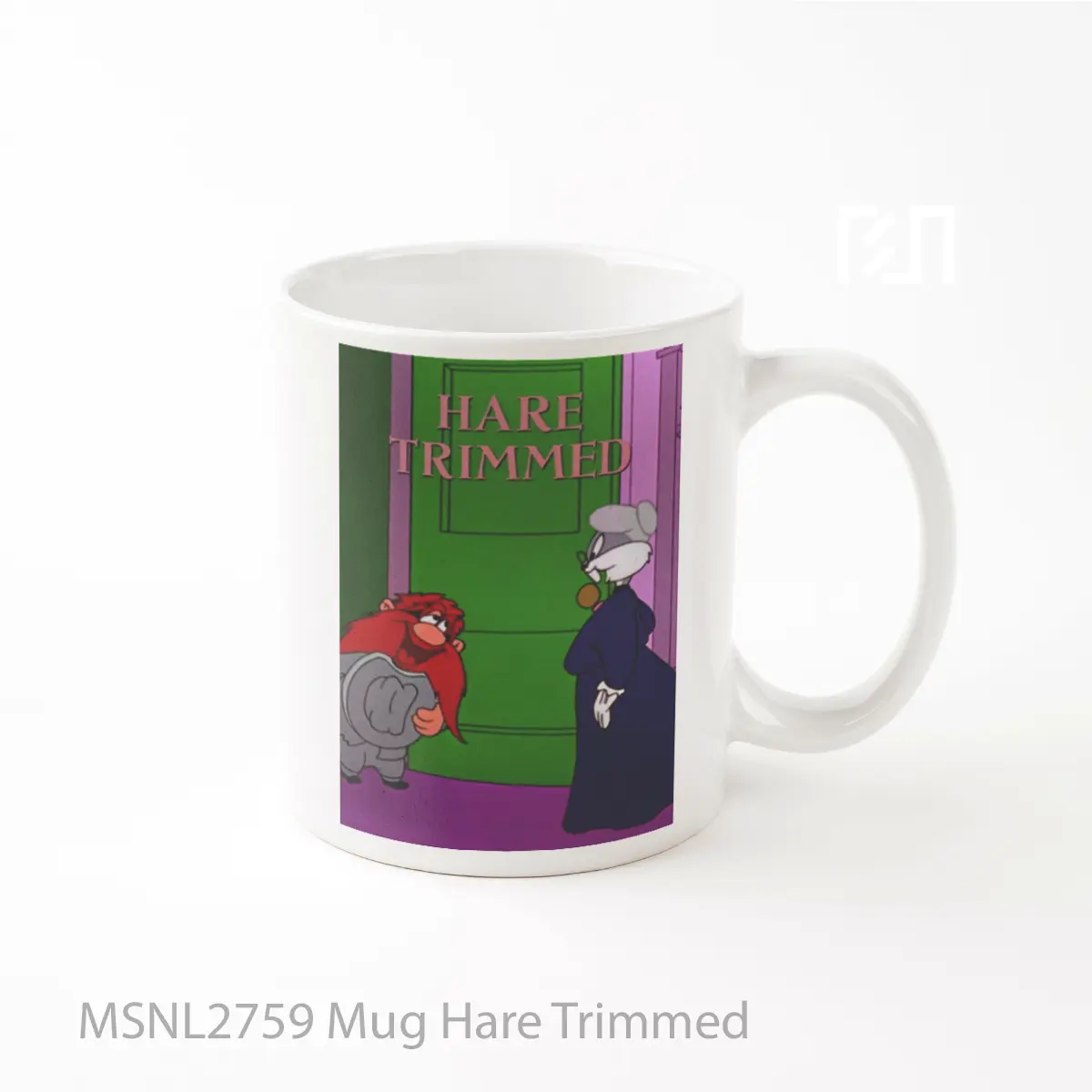 Mug Hare Trimmed Gelas Keramik Tema Film MSNL2759