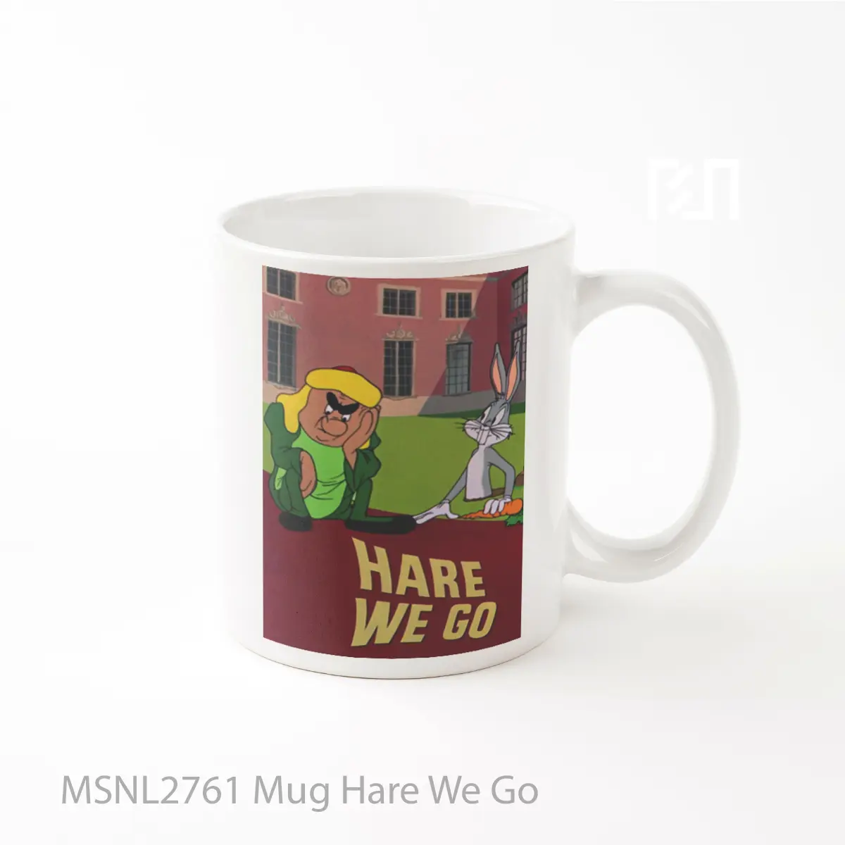 Mug Hare We Go Gelas Keramik Tema Film MSNL2761