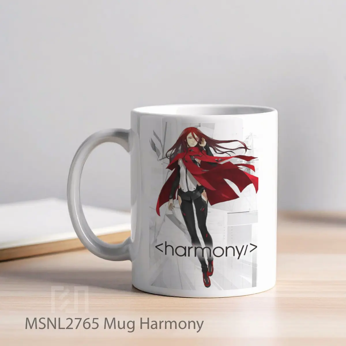 Mug Harmony Gelas Keramik Tema Film MSNL2765 - Tampak Kiri