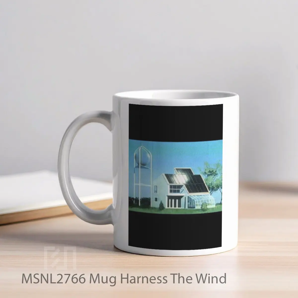 Mug Harness The Wind Gelas Keramik Tema Film MSNL2766 - Tampak Kiri