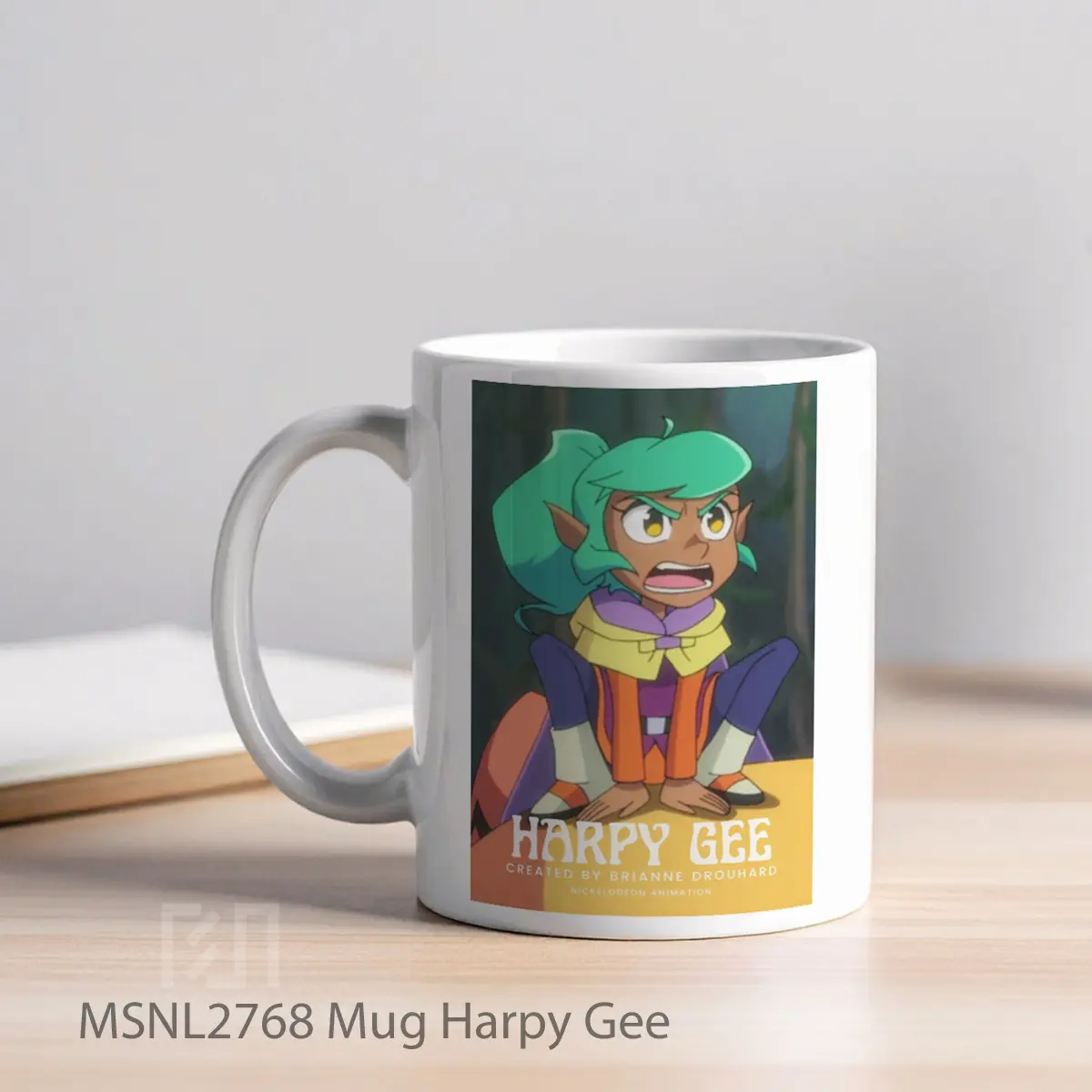 Mug Harpy Gee Gelas Keramik Tema Film MSNL2768 - Tampak Kiri