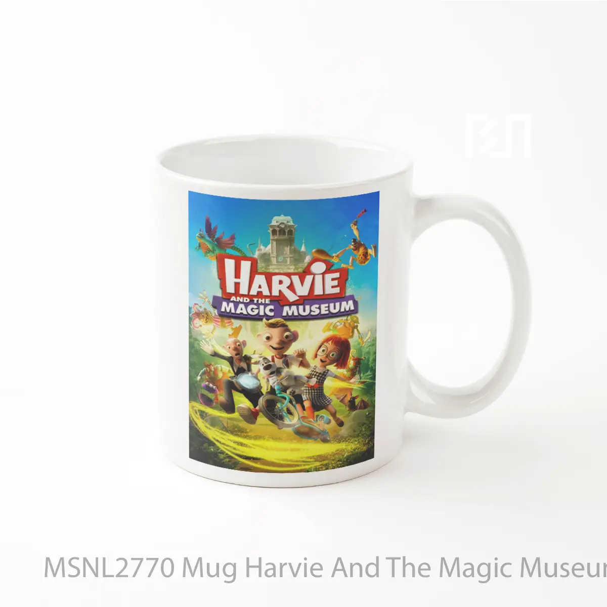 Mug Harvie And The Magic Museum Gelas Keramik Tema Film MSNL2770