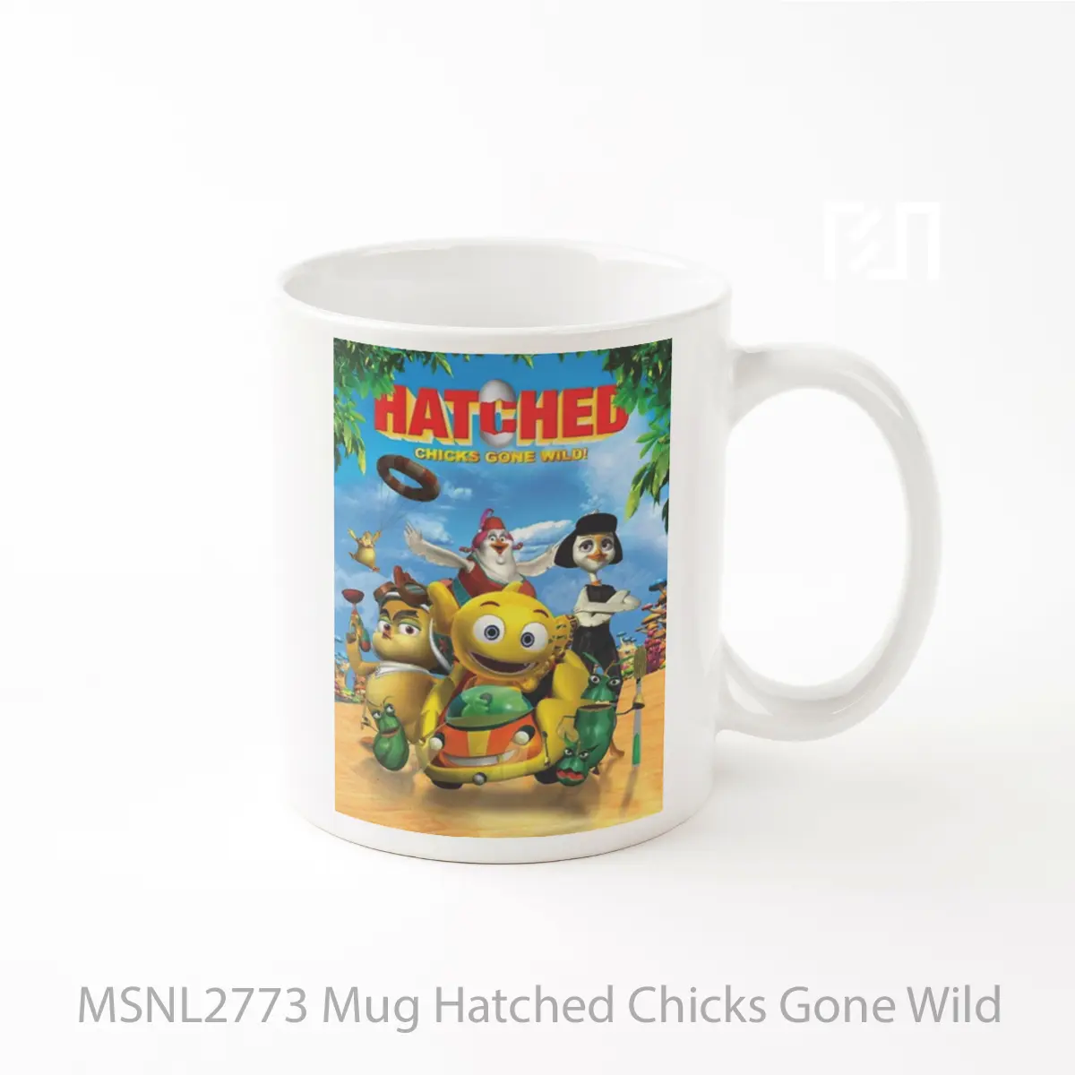 Mug Hatched Chicks Gone Wild Gelas Keramik Tema Film MSNL2773