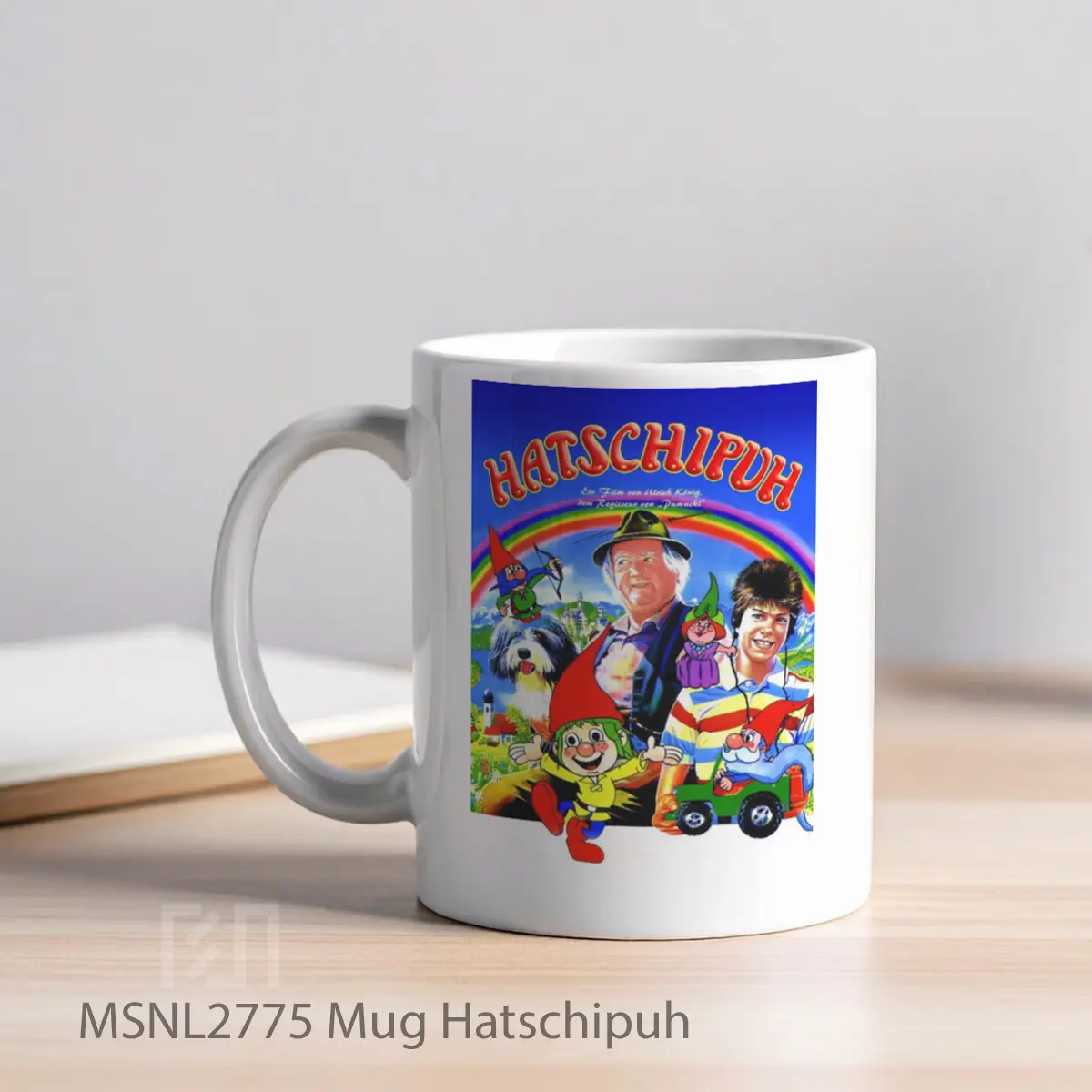 Mug Hatschipuh Gelas Keramik Tema Film MSNL2775 - Tampak Kiri
