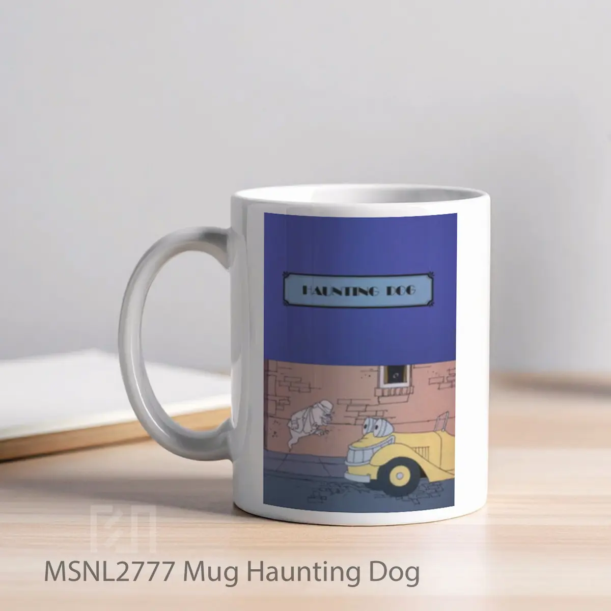 Mug Haunting Dog Gelas Keramik Tema Film MSNL2777 - Tampak Kiri