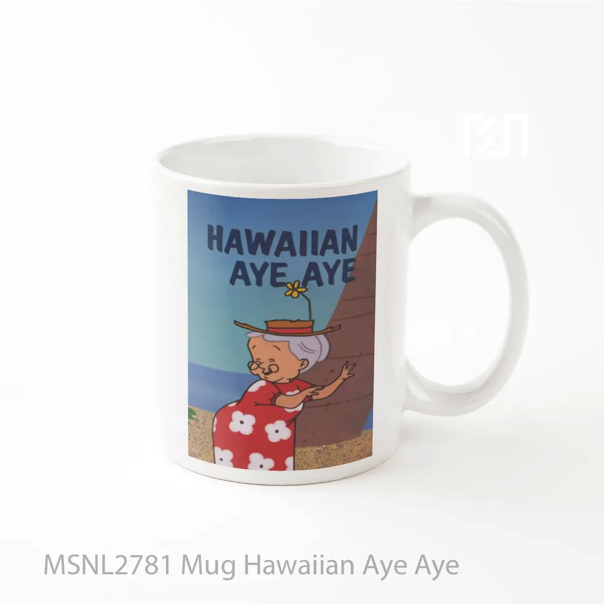Mug Hawaiian Aye Aye Gelas Keramik Tema Film MSNL2781