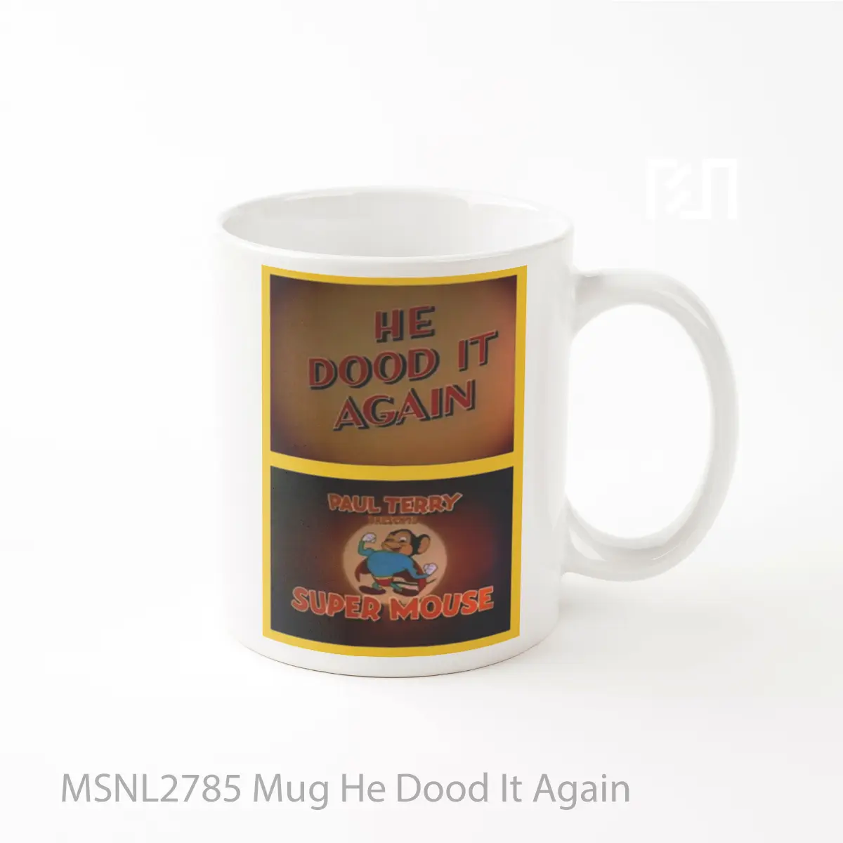 Mug He Dood It Again Gelas Keramik Tema Film MSNL2785