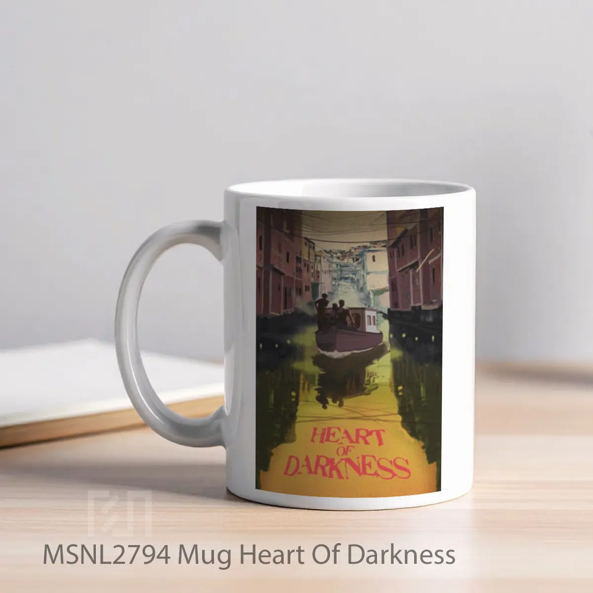 Mug Heart Of Darkness Gelas Keramik Tema Film MSNL2794 - Tampak Kiri