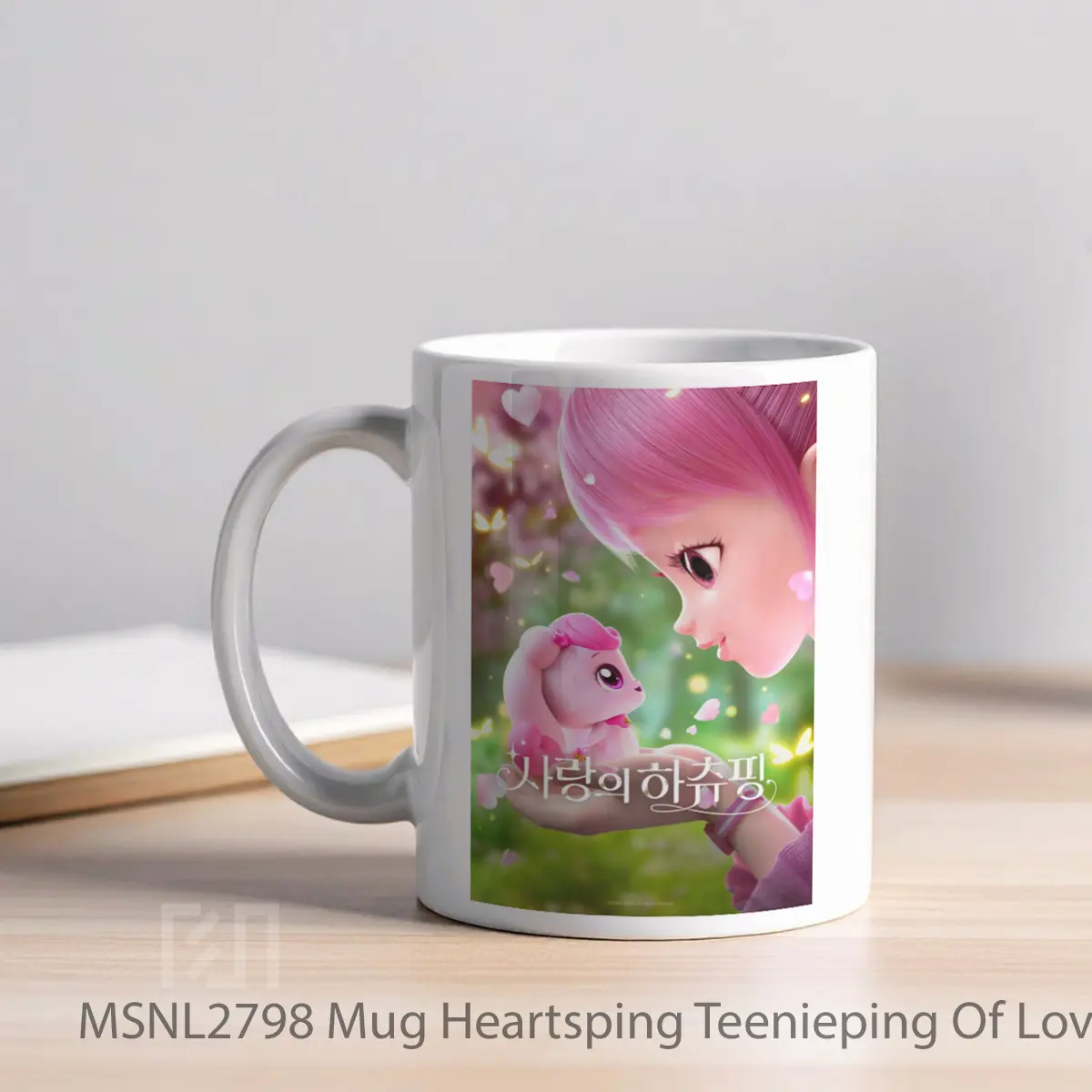 Mug Heartsping Teenieping Of Love Gelas Keramik Tema Film MSNL2798 - Tampak Kiri