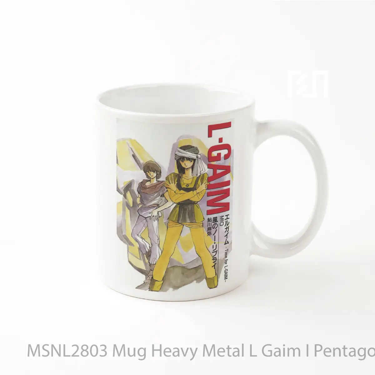 Mug Heavy Metal L Gaim I Pentagona Window Lady Gavlet Gelas Keramik Tema Film MSNL2803