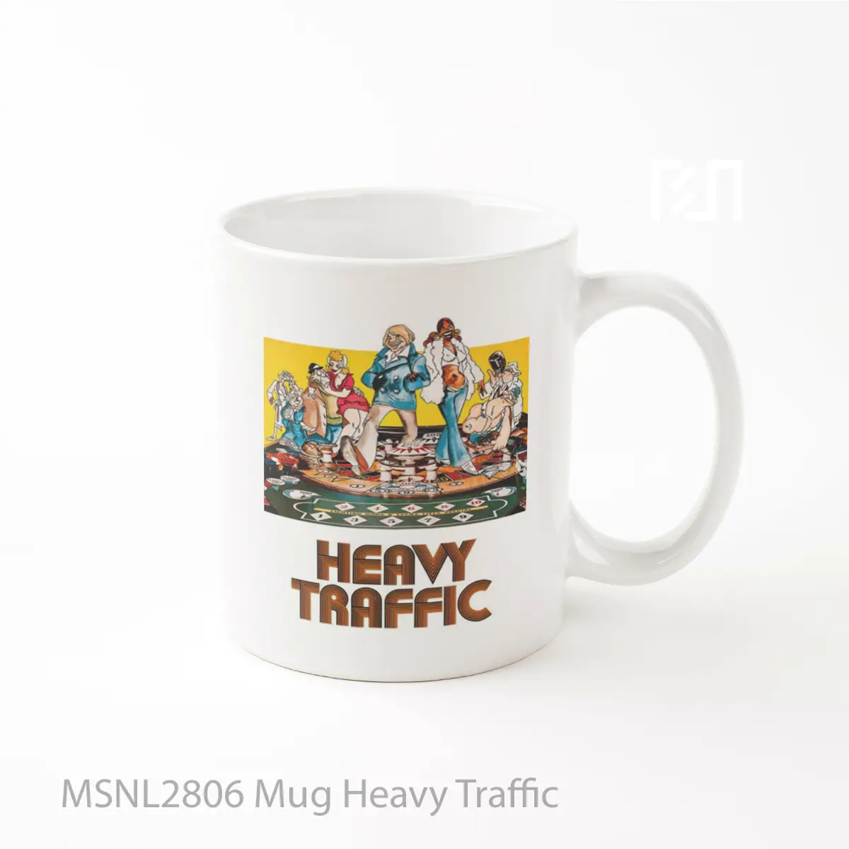Mug Heavy Traffic Gelas Keramik Tema Film MSNL2806