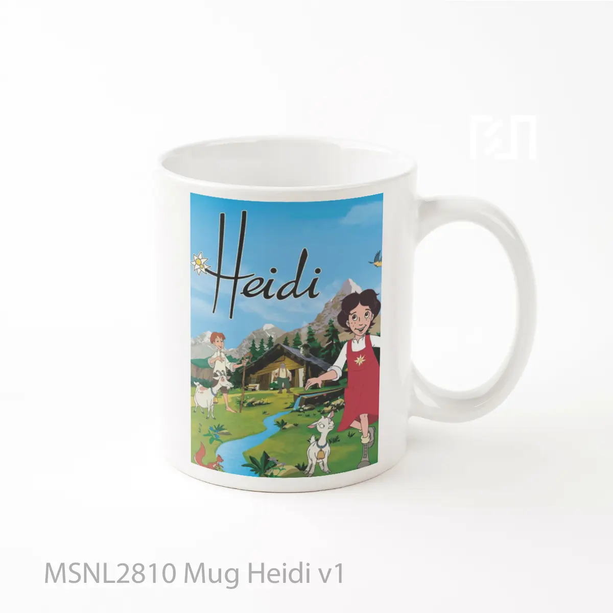 Mug Heidi V1 Gelas Keramik Tema Film MSNL2810