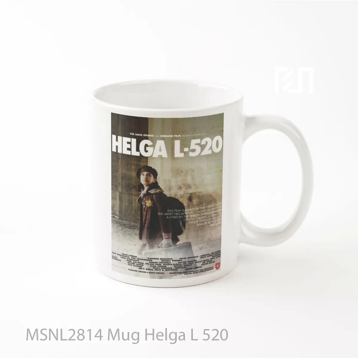 Mug Helga L 520 Gelas Keramik Tema Film MSNL2814