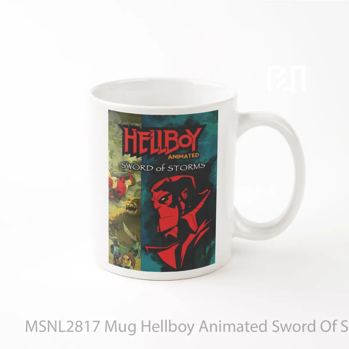 Mug Hellboy Animated Sword Of Storms Gelas Keramik Tema Film MSNL2817