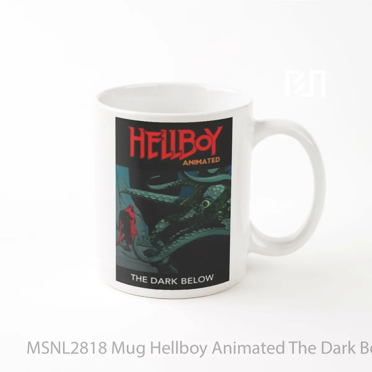 Mug Hellboy Animated The Dark Below Gelas Keramik Tema Film MSNL2818