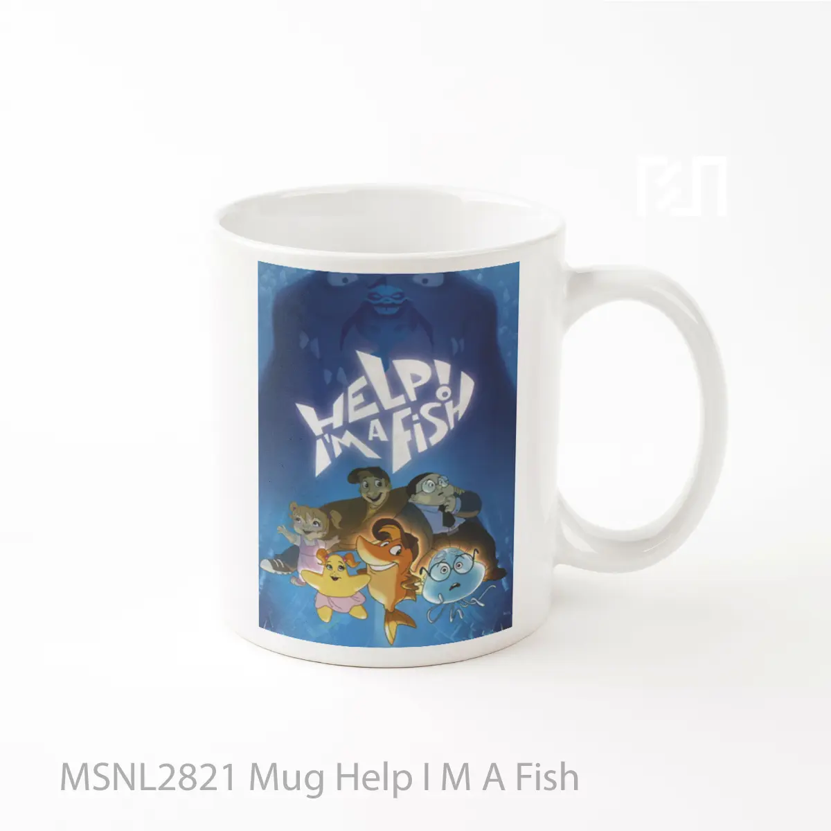 Mug Help I M A Fish Gelas Keramik Tema Film MSNL2821