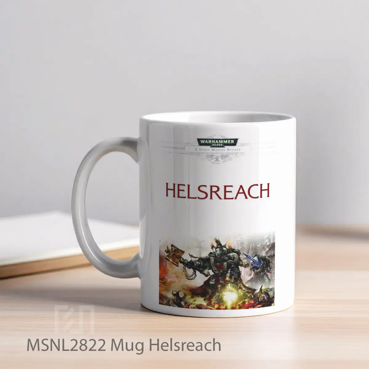 Mug Helsreach Gelas Keramik Tema Film MSNL2822 - Tampak Kiri