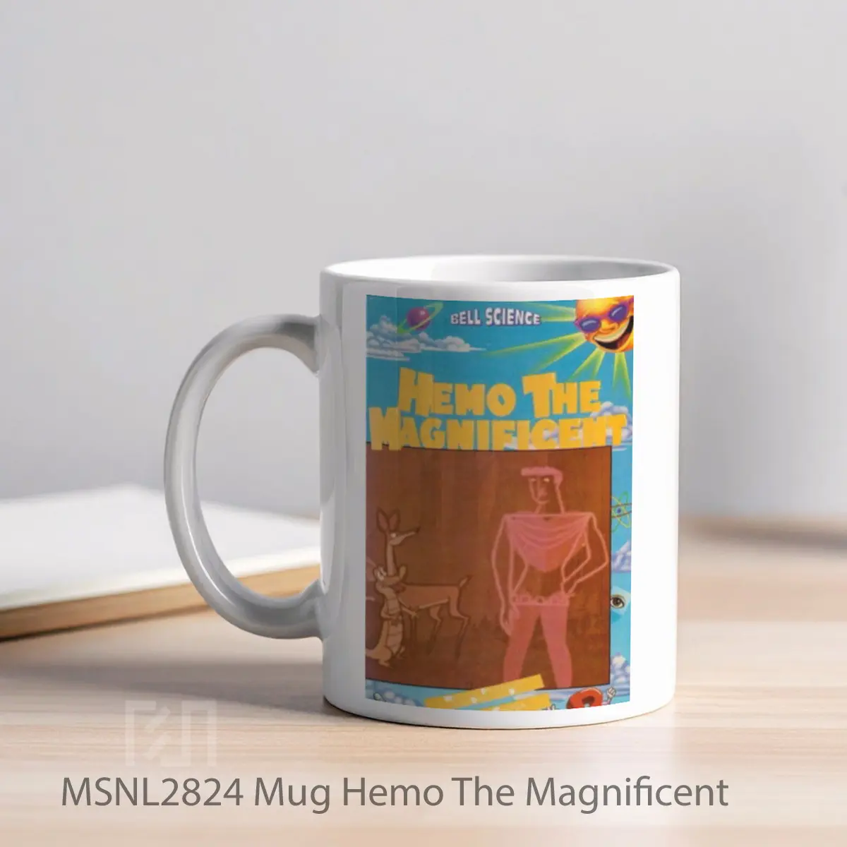 Mug Hemo The Magnificent Gelas Keramik Tema Film MSNL2824 - Tampak Kiri
