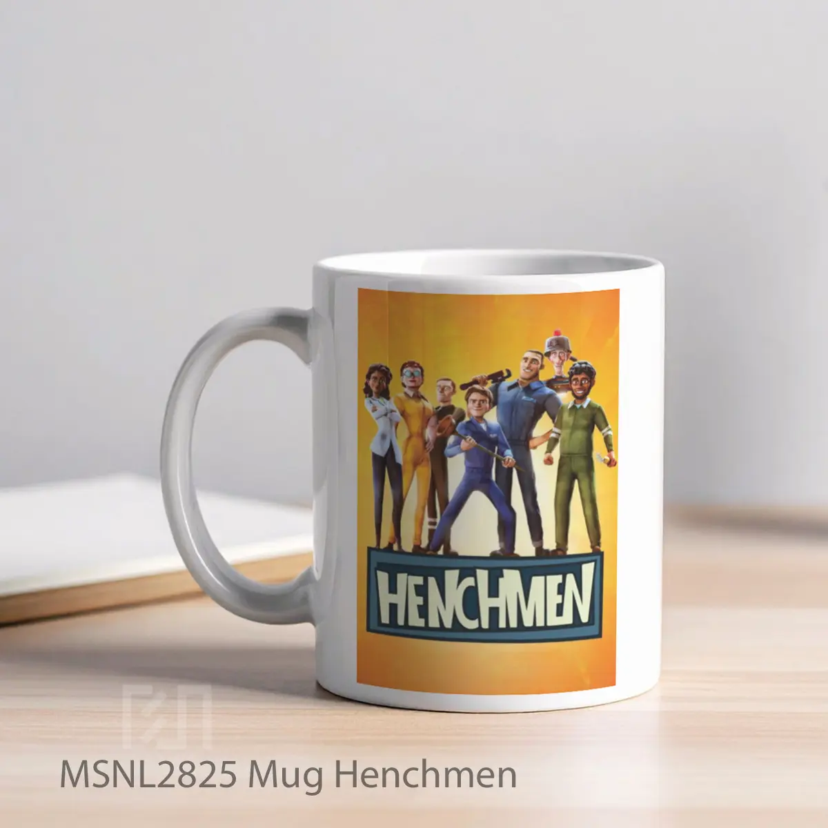 Mug Henchmen Gelas Keramik Tema Film MSNL2825 - Tampak Kiri