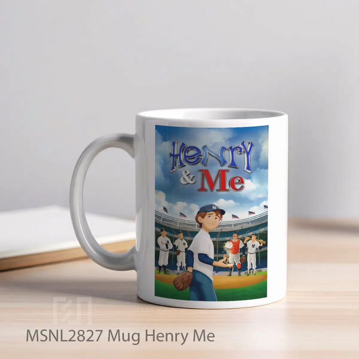 Mug Henry Me Gelas Keramik Tema Film MSNL2827 - Tampak Kiri