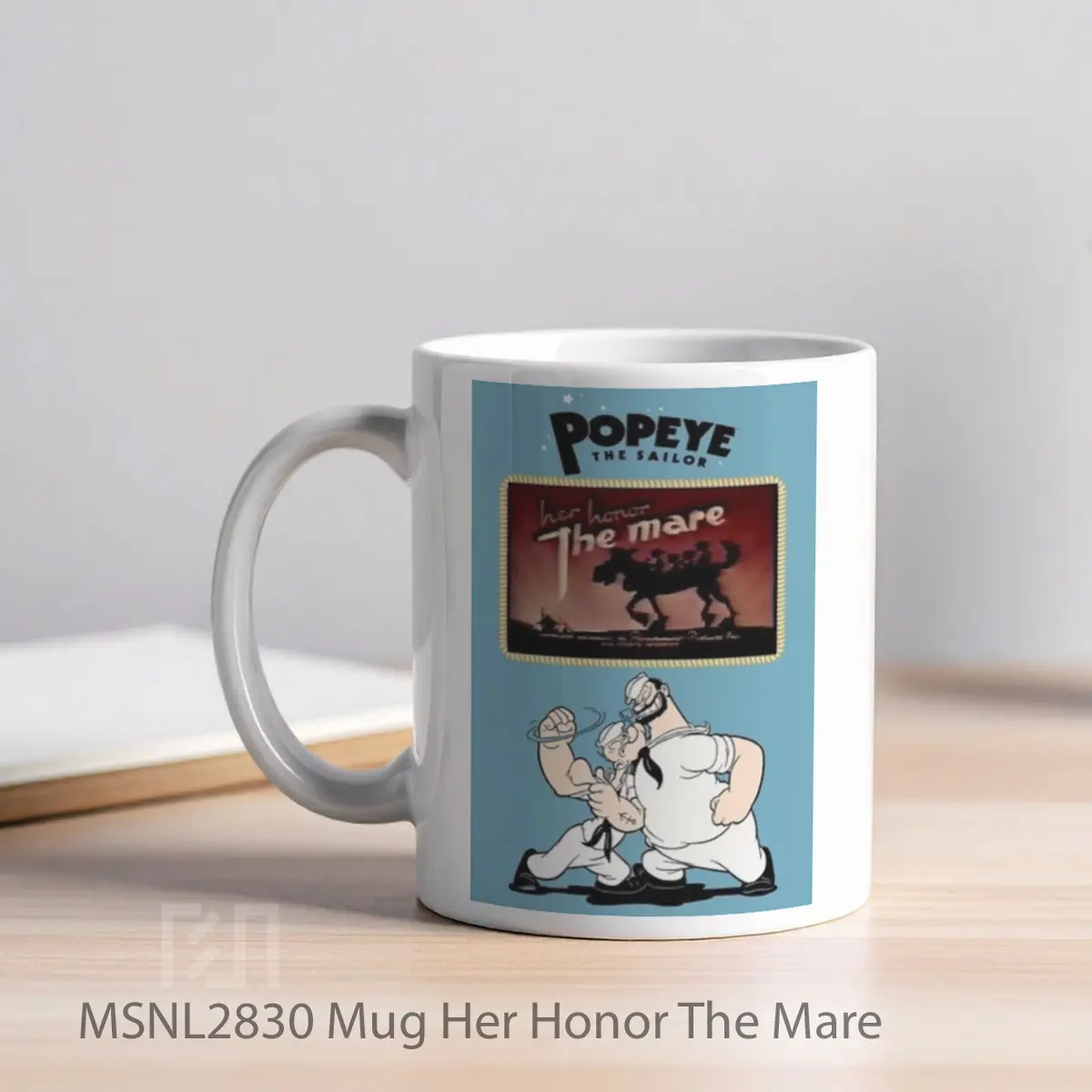 Mug Her Honor The Mare Gelas Keramik Tema Film MSNL2830 - Tampak Kiri