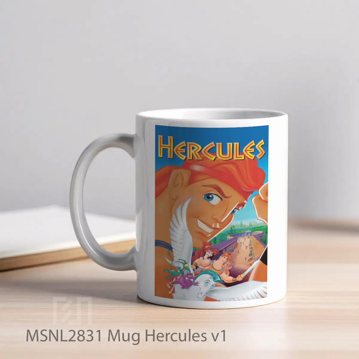 Mug Hercules V1 Gelas Keramik Tema Film MSNL2831 - Tampak Kiri