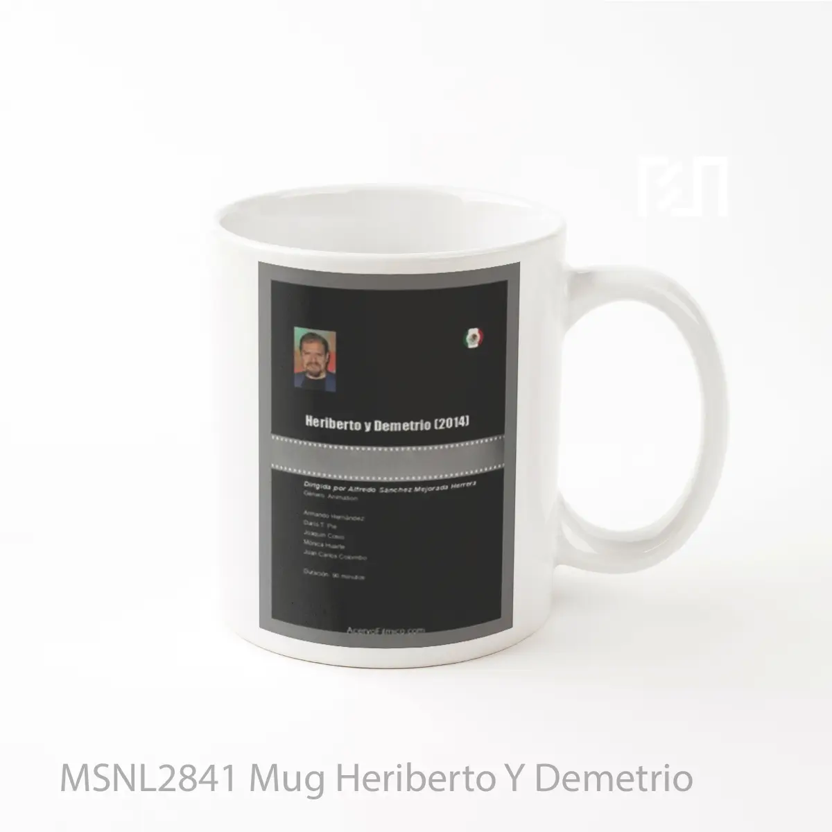 Mug Heriberto Y Demetrio Gelas Keramik Tema Film MSNL2841