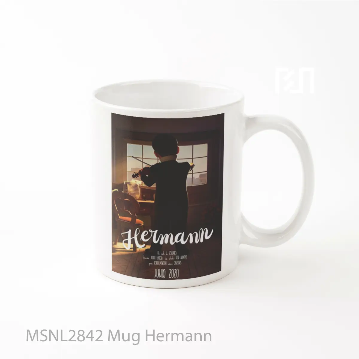 Mug Hermann Gelas Keramik Tema Film MSNL2842