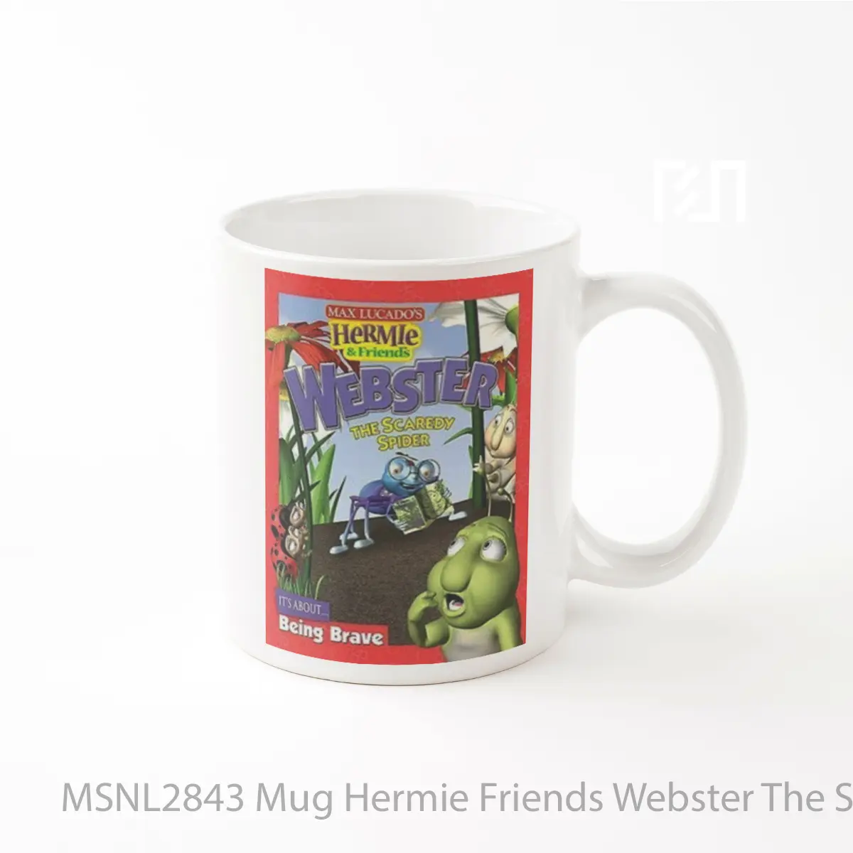 Mug Hermie Friends Webster The Scaredy Spider Gelas Keramik Tema Film MSNL2843