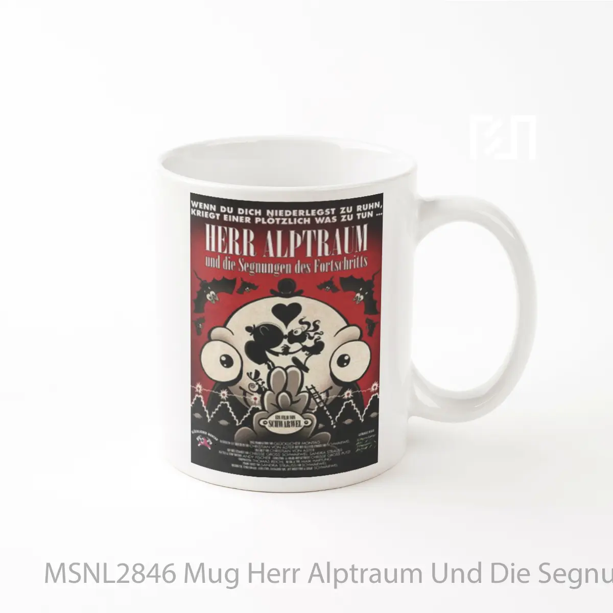 Mug Herr Alptraum Und Die Segnungen Des Fortschritts Gelas Keramik Tema Film MSNL2846