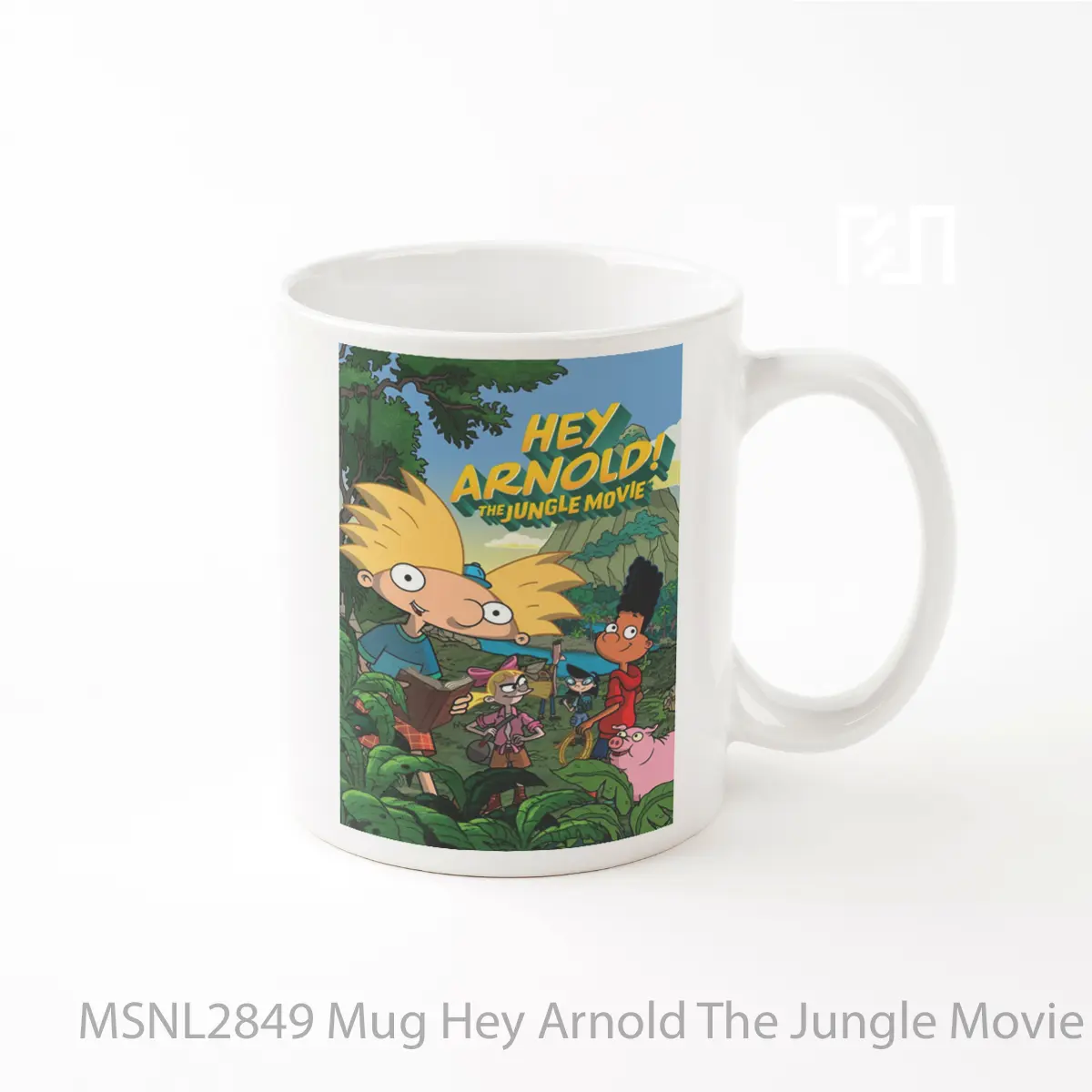 Mug Hey Arnold The Jungle Movie Gelas Keramik Tema Film MSNL2849